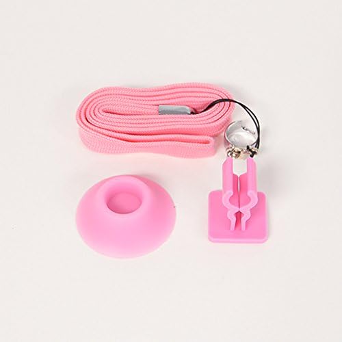 Ecig Vaporizer Ego Vape Accessory 3 Pack Combo - Car Clip Holder / Neck Lanyard Sling / Silicone Desk Stand - Pink