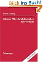 Kleines Mittelhochdeutsches W�rterbuch