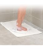 Non-Slip Bath Mat Anti-Microbial Drain Bath Shower Bathroom Mat Rug