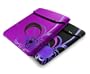E-volve reversible neoprene sleeve case cover for netbook / laptop / notebook - Flare design - in size: 12 & 13 inch 13.3" (26.4 cm - 33.78 cm) / color: Purple / compatible with (Apple Macbook Pro 13 / air, Acer Aspire, Apple, Asus , Dell Studio XPS Mini, HP Pavillion, MSI Classic, Samsung, Sony Vaio, Toshiba Port�g� , Extensa ,Timeline , universal generic)