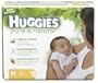 Huggies Pure & Natural Diapers, Size N, Super Mega 60 ea