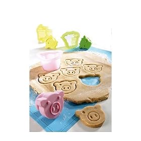 Mastrad - F51124 - Set de 3 Emporte-Pi�ces - Th�me Animaux - Coloris Assortis