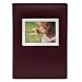 Set of 2 Leather Photo Albums - Holds 300 Photos Each, Burgundy