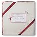 Swaddle Design Ultimate Receiving Blanket - Organic with Color Trim (Strawberry)