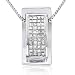 14k WHITE GOLD WOMEN'S PENDANT LP-1637 DIAMOND 0.5CT TW
