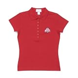 Antigua Ohio State University Women's Remarkable Baby Rib Short Sleeve Polo Shirt