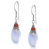 Bling Jewelry Sterling Silver Opal lite Earrings Dangle Style & Garnet Gemstone 41vh09WqHVL. SL160 Bling Jewelry Sterling Silver Opal lite Earrings Dangle Style & Garnet Gemstone