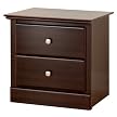 Regency 2 Drawer Night Table - Espresso