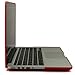 IBENZER MacBook Pro 15 Inch Case 2012-2015, Soft Touch Hard Case Shell Cover with Keyboard Cover for Apple MacBook Pro 15 with Retina Display A1398, Red, MMP15R-RD+1