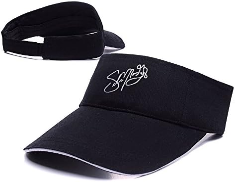 ZHHUA Selena Gomez Signature Logo Adjustable Embroidery Tennis Golf Baseball Hat Sun Visor Cap