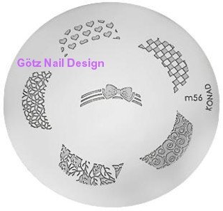 Konad Stamping Lack Schablonen-Image Plate-Freie Auswahl aus &uuml;ber 90 Schablonen-m56 Preisvergleich
