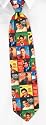Elvis Albums Covers Tie by RM Style - Multicolor Polyester