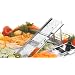 Bron Professional Stainless Steel Mandoline Slicer with Stainless Steel Pusher