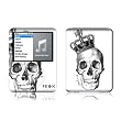 Skull King Design Protective Decal Skin Sticker for Apple iPod nano 3G (3rd Generation) 4GB/ 8GB Player