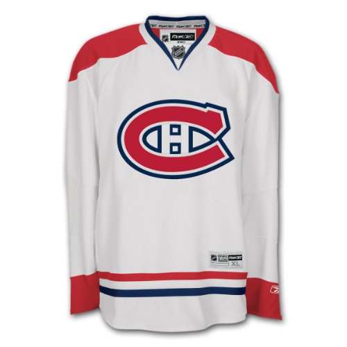 Montreal Canadiens Reebok Premier Youth Replica Road NHL Hockey Jersey Size S/M