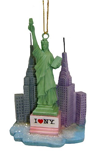 "I Love New York" NY Statue Of Liberty Christmas Ornament #NY0701