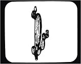 Mauspad mit Dekoration - Sukkulenten, spiny, Cactus, Wasser, Schwarz und Weiß, Pflanze, leafless, United States, dornig, südwestlichen Wüste, stachelig