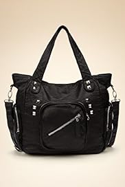 Limited Collection Studded Zip Shoulder Bag