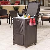 Suncast DCCW3000 Resin Wicker Cooler