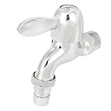 uxcell　水タップ　蛇口　ろ過　キッチン　シングルハンドル　ステンレス鋼　 1/2PT