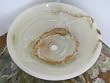 Exquisite White Onyx Bathroom Sink Vessel Style or Semi-Recessed Installation
