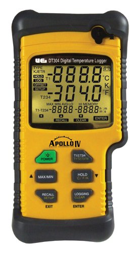 UEi DT304 Quad Input IP67 Digital Logging Thermometer