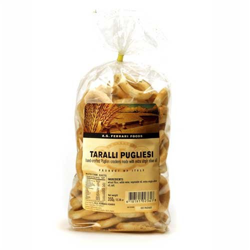 Distinctive Ring-Shaped Crackers from Puglia (Taralli Pugliesi) by A.G. Ferrari