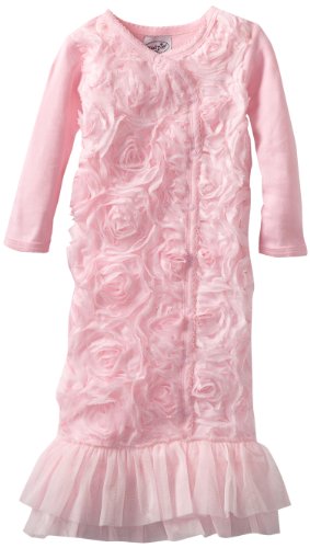 Mud Pie Baby-Girls Newborn Chiffon Sleep Gown
