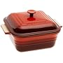 Le Creuset Stoneware Covered Square Baking Dish, Cherry