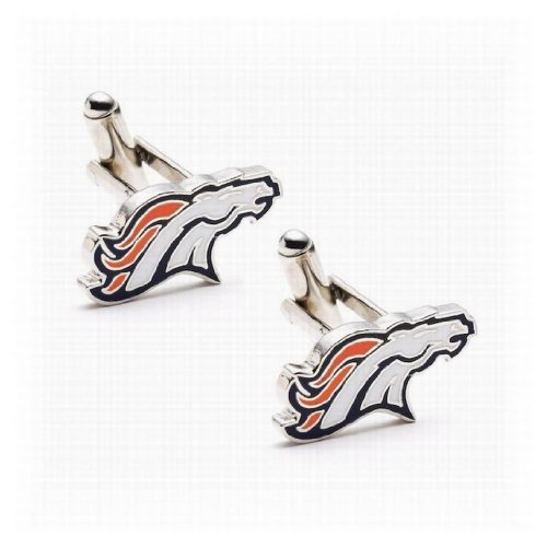 Denver Broncos Cufflinks - One Size