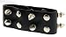 2 Rows of Spikes Shaped Studs Leather Wrist Band Bracelet.