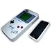Fay and White � �tui en Silicone "GAMEBOY" Housse Coque pour Apple iPhone 4 Blanc