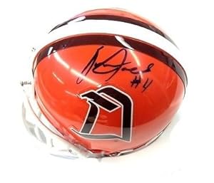 Omar Jacobs Signed Bowling Green Falcons Mini Helmet Coa