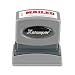Xstamper One-Color Title Message Stamp, Mailed, Pre-Inked/Re-Inkable, Red (1218)