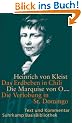 Das Erdbeben in Chili. Die Marquise von O.... Die Verlobung in St. Domingo (Suhrkamp BasisBibliothek)