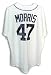 Jack Morris Autographed/Hand Signed Detroit Tigers White Majestic Baseball Jersey with 84 WS Champs