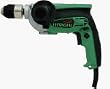 Hitachi D13VFKL 1/2-Inch Drill, Keyless, 9Amp, 850rpm, 416 in/lbs