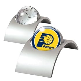 Indiana Pacers NBA Spinning Desk Clock by 