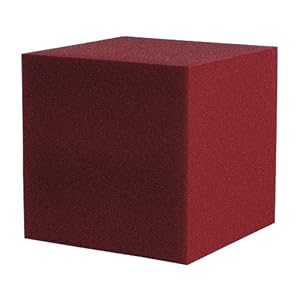 Auralex 12CUBEBUR 12 CornerFill Cube; 2- 12x12x12 Pieces in Burgundy by