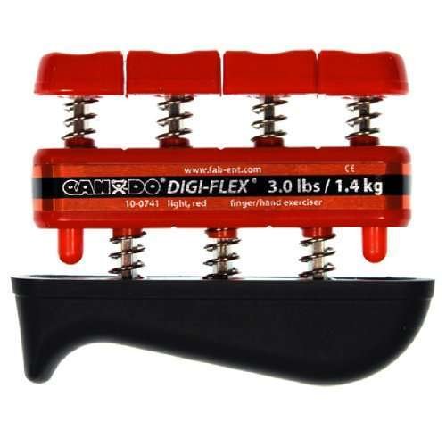 Cando Digi-Flex Hand Exerciser - Red 3.0 lbs. - Light