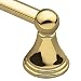 Moen DN8418PB Inspirations 18-Inch Towel Bar, Polished Brass