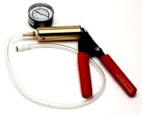 Mr-S-Leather Brass Hand Pump with PSI Gauge