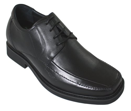 CALDEN - K39323 - 2.6 Inches Taller - Height Enhanced Elevator Shoes (Black Lace-up Dress Shoes)