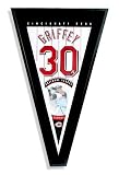 Upper Deck Ken Griffey Jr. Autographed Cincinnati Reds Pennant - Framed