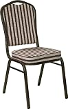 Crown Back Stacking Banquet Chair with Goldvein Frame [FD-C01-GOLDVEIN-L2089-GG]