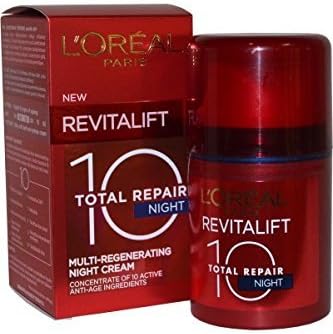 L'Oreal Revitalift Night Cream Total Repair 10 50ml Multi Regenerating by Revitalift