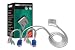 Electronics : Digitus Mini Auto PS/2 w/ AUDIO KVM switch 2 PC's - 1 -DC-OC-12A