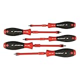 Wiha 39892 Screw Holding Slotted and Philips Screw Driver Set, 5-Piece [並行輸入品]