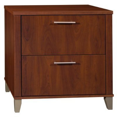 Bush Furniture Somerset 2 Drawer Lateral Wood File Storage Cabinet in Hansen Cherry