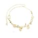 uxcell Hoops Metal Beads Decor Adjustable Waist Chain Belt for Women